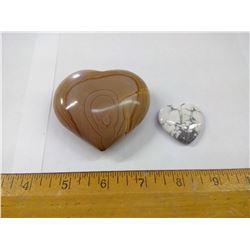 HEART STONES - WONDERSTONE AND HOWLITE