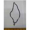 Image 1 : HANDMADE HEMATITE NECKLACE BY LOCAL BEADER JEAN E.