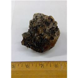 UNIQUE CRYSTAL WITH QUARTZ AND PYRITE