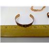 Image 2 : TWO COPPER BRACELETS AND TWO RINGS