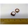 Image 4 : TWO COPPER BRACELETS AND TWO RINGS
