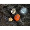 Image 1 : CARNELIAN AND QUARTZ CRYSTAL EGGS