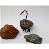 Image 3 : RED LAVA, LAVA BIRD, LAVA WITH PERIDOT CRYSTAL