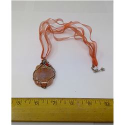 HAND WRAPPED SNAKESKIN AGATE