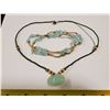 Image 1 : 2 AQUAMARINE NECKLACES