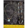 Image 2 : 2 AQUAMARINE NECKLACES