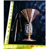 Image 2 : Copper Martini Glass, Straw, and Tongue Cleaner
