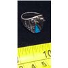 Image 1 : Wolf Stone Chip Ring - Size 8.5