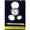 Image 1 : 3 Piece and Selenite Massage Stone, Massage Oil Candle