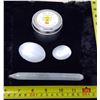 Image 2 : 3 Piece and Selenite Massage Stone, Massage Oil Candle