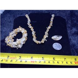 Citrine Necklace, Bracelet, and Stone