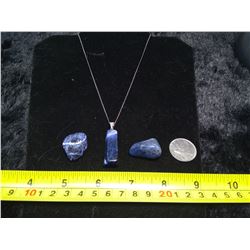 Sodalite Necklace and Two Stones