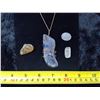 Image 1 : Montana Picture Agate Necklace and 2 Stones