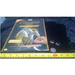 Horse Art and 2 Rings