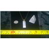 Image 2 : Selenite Gold Necklace and Pyramid