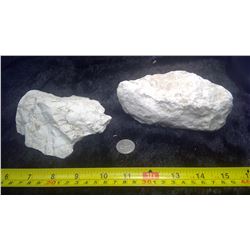 2 Piece Alabaster Soap Stone