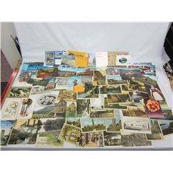 Large lot of vintage post cards