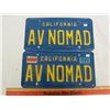 Image 1 : 1981 pair of California license plates