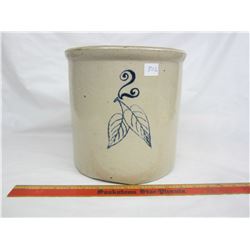 2 Gallon Red Wing crock crack on side