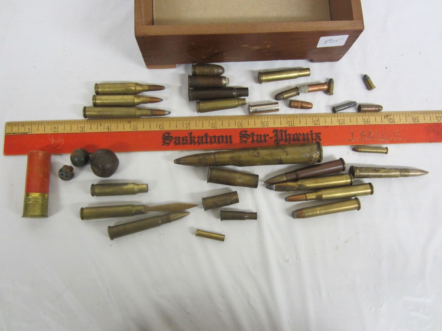 Lot of ammo and musket balls some live some empty