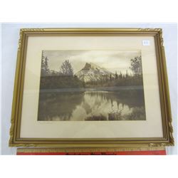 Vintage Mount Rundle Picture