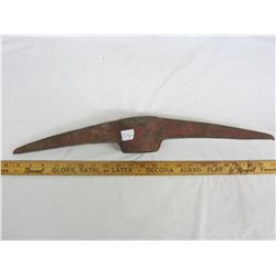 Antique railway pick ax head