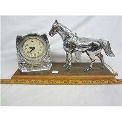 Horse clock working