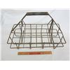 Image 1 : Antique metal  milk bottle carrier