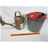 Image 1 : Water bucket and watering can