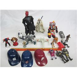 Large lot of vintage toys Star Wars , Batman etc.