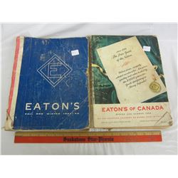 2 Eaton's catalogues 1944 and 1958