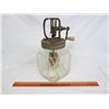 Image 2 : Glass 1 gallon butter churn good condition
