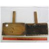 Image 1 : Antique pair of wool carders