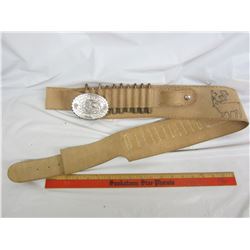 Vintage ammunition belt w/ ammo (can not ship ammunition)