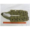Image 2 : Green canvas military belt ammo pouches