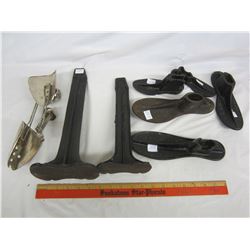 Lot of (9) pieces antique shoe repair tools