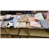 Image 5 : Huge lot of misc fabric and material pieces & scraps. 3 full boxes!