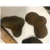 Image 2 : THREE PRIMITIVE FIELD STONE TOOLS