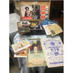 LOT OF BROCHURES, POSTCARDS, MANUALS, ETC.
