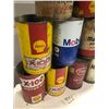 Image 3 : TEN OIL TINS - TEXACO, SHELL, MOBIL, ETC.