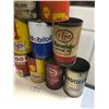 Image 4 : TEN OIL TINS - TEXACO, SHELL, MOBIL, ETC.