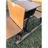 Image 2 : DOUBLE SEATER SCHOOL DESKS - MAPLE