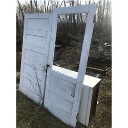 TWO HOME STEADER DOORS - 36" X 77", 32" X 80"