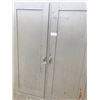 Image 2 : PRIMITIVE FIR WARDROBE - 58" X 83" X 21"