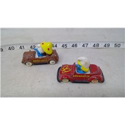 Smurf and Smurfette Toy Cars (1982)