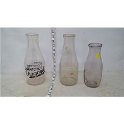 Dairy Milk Jars (Demand Diamond, Dailey's Dairy, Lakeview Dairy)