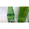 Image 3 : 7-Up and Pure Spring Green Glass Bottles UNIQUE (with caps)