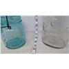 Image 2 : Blue "Ball Ideal" Jar and King Mason Jar