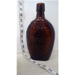 The Last Spike 1885 Vintage Amber Bottle (Double-sided)