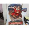 Image 1 : COCA COLA SANTA CLAUS SIGN (CARDBOARD)